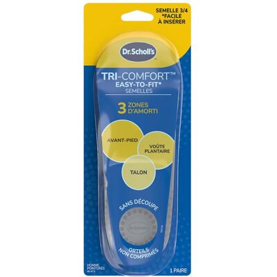 pdmtobemaintained Dr. Scholl's Semelles Tri-Comfort Easy-to-Fit - Taille 40 à 47.5 1 pc(s) Semelles Intérieures - Publicité pdmtobemaintained Dr. Scholl's Semelles Tri-Comfort Easy-to-Fit - Taille 40 à 47.5 1 pc(s) Semelles Intérieures - Publicité
