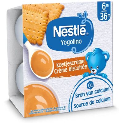 Nestlé® Baby Dessert Crème Biscuitée 4x100 g Autre - Publicité Nestlé® Baby Dessert Crème Biscuitée 4x100 g Autre - Publicité