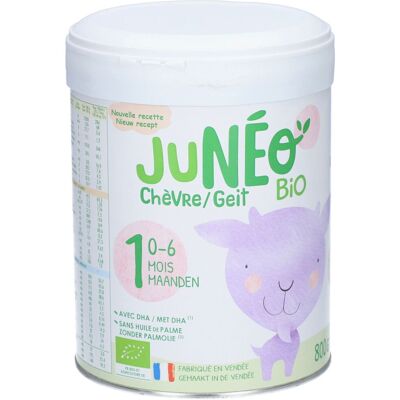 Junéo Lait Bébé Bio Chèvre 1 - Alimentation Infantile - Publicité Junéo Lait Bébé Bio Chèvre 1 - Alimentation Infantile - Publicité
