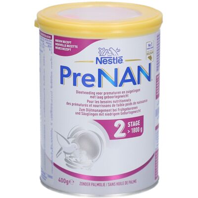 Nestle Nestlé PreNAN Stage 2 > 1800 g 400 g Poudre - Publicité Nestle Nestlé PreNAN Stage 2 > 1800 g 400 g Poudre - Publicité