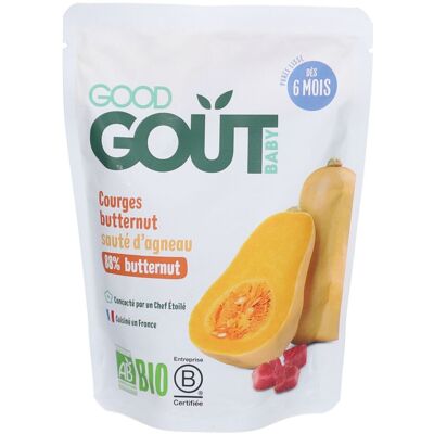 GOOD GOÛT Courges Butternut Sauté d'Agneau 190 g Aliment - Publicité GOOD GOÛT Courges Butternut Sauté d'Agneau 190 g Aliment - Publicité