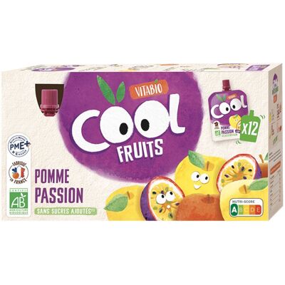 Vitabio Fruit de la passion - Pomme - Nourriture bébé 12x90g - Publicité Vitabio Fruit de la passion - Pomme - Nourriture bébé 12x90g - Publicité