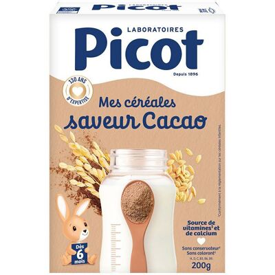 No Brand Picot Mes Céréales - saveur cacao 200 g Aliment - Publicité No Brand Picot Mes Céréales - saveur cacao 200 g Aliment - Publicité