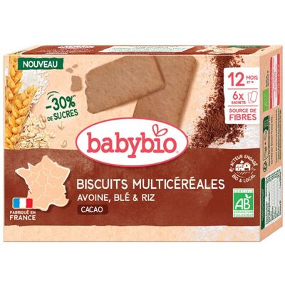 pdmtobemaintained Babybio Biscuits multicéréales Cacao - Avoine, Blé & Riz 120 g Aliment - Publicité pdmtobemaintained Babybio Biscuits multicéréales Cacao - Avoine, Blé & Riz 120 g Aliment - Publicité