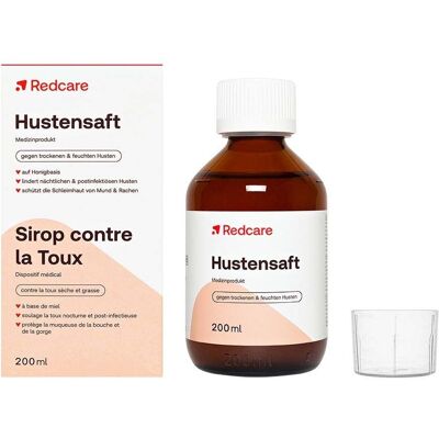 Redcare von Shop Apotheke Redcare Sirop contre la toux 200 ml Jus - Publicité Redcare von Shop Apotheke Redcare Sirop contre la toux 200 ml Jus - Publicité