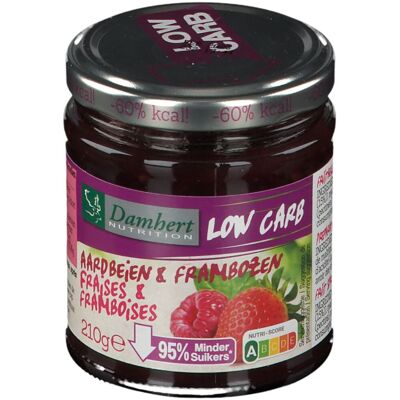 Damhert Tagatesse® Confiture Diététique Fraise/Framboise 210 g Aliment - Publicité Damhert Tagatesse® Confiture Diététique Fraise/Framboise 210 g Aliment - Publicité