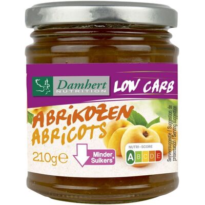 Damhert Confiture Diététique Abricot Tagatose 210 g Crème - Publicité Damhert Confiture Diététique Abricot Tagatose 210 g Crème - Publicité