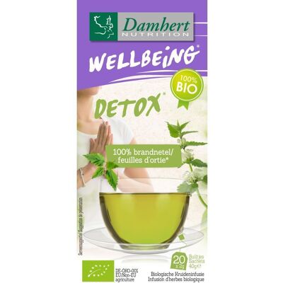 Damhert Wellbeing Infusion aux feuilles d'ortie 20 pc(s) Sachet(S) Filtre(S) - Publicité Damhert Wellbeing Infusion aux feuilles d'ortie 20 pc(s) Sachet(S) Filtre(S) - Publicité