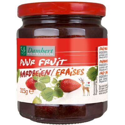 Damhert Confiture Fraise 315 g Sandwichs - Publicité Damhert Confiture Fraise 315 g Sandwichs - Publicité