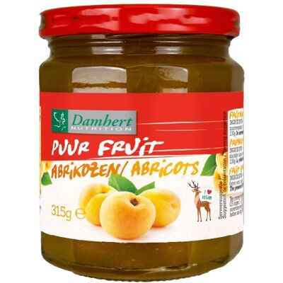 Damhert Puur Fruit Confiture Abricots 315 g Autre - Publicité Damhert Puur Fruit Confiture Abricots 315 g Autre - Publicité