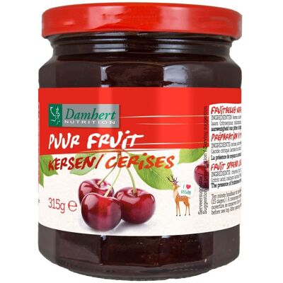 Damhert Confiture Cerise 100 % Sans Sucre 315 g Sandwichs - Publicité Damhert Confiture Cerise 100 % Sans Sucre 315 g Sandwichs - Publicité