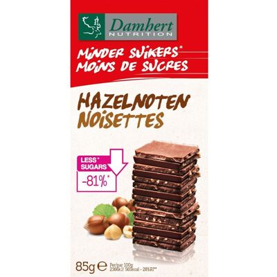 Damhert Tagatesse® Chocolat lait noisettes 85 g Chocolat - Publicité Damhert Tagatesse® Chocolat lait noisettes 85 g Chocolat - Publicité