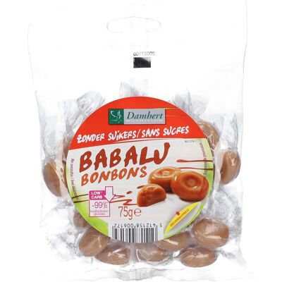 DAMHERT Babalu Bonbons Caramel Sans Sucres 75 g Bonbon(S) - Publicité DAMHERT Babalu Bonbons Caramel Sans Sucres 75 g Bonbon(S) - Publicité