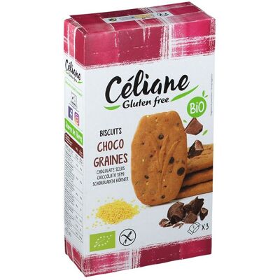 Les Préparations de Céliane® Céliane Biscuits P'tit Déj Choco Graines 3 pc(s) Cookies - Publicité Les Préparations de Céliane® Céliane Biscuits P'tit Déj Choco Graines 3 pc(s) Cookies - Publicité