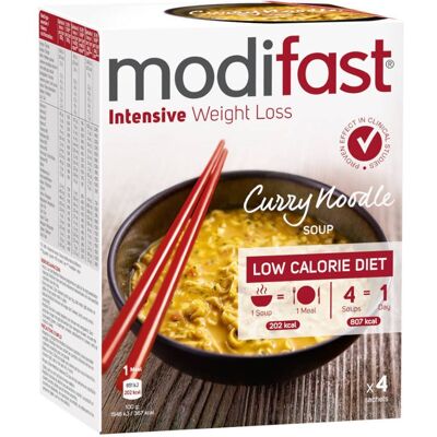 Soupe nouilles curry intensive Modifast - Soupe - Publicité Soupe nouilles curry intensive Modifast - Soupe - Publicité