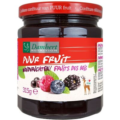 Damhert Confiture 100 % Fruits des Bois 315 g Autre - Publicité Damhert Confiture 100 % Fruits des Bois 315 g Autre - Publicité