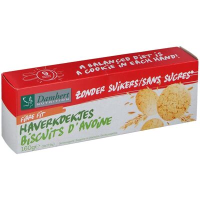Damhert Biscuits d'Avoine Sans Sucres 160 g Cookies - Publicité Damhert Biscuits d'Avoine Sans Sucres 160 g Cookies - Publicité