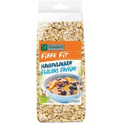 Damhert Fibre Fit Flocons d'avoine 500 g Autre - Publicité Damhert Fibre Fit Flocons d'avoine 500 g Autre - Publicité