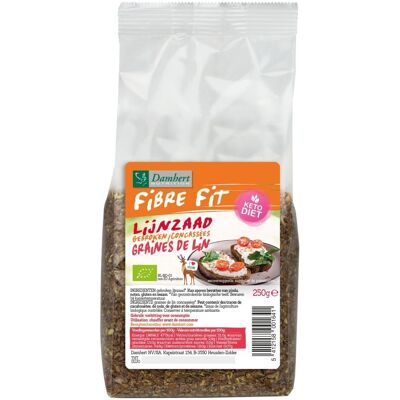 Damhert Fibre Fit Graines de Lin Brisés BIO 250 g Graine(S) De Lin - Publicité Damhert Fibre Fit Graines de Lin Brisés BIO 250 g Graine(S) De Lin - Publicité