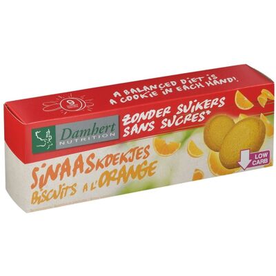 Damhert Sans Sucres Biscuits a l'Orange 160 g Autre - Publicité Damhert Sans Sucres Biscuits a l'Orange 160 g Autre - Publicité
