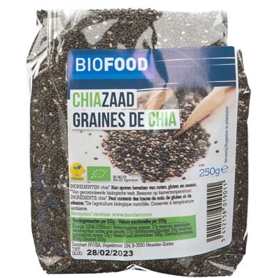 Biofood Graines de Chia Bio 250 g Graines - Publicité Biofood Graines de Chia Bio 250 g Graines - Publicité