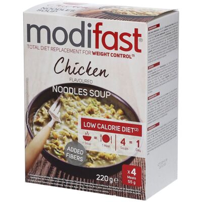 Soupe de nouilles au poulet Modifast - Régime faible en calories - Publicité Soupe de nouilles au poulet Modifast - Régime faible en calories - Publicité