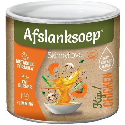 SKINNYLOVE Soupe Minceur Poulet 200 g Poudre - Publicité SKINNYLOVE Soupe Minceur Poulet 200 g Poudre - Publicité