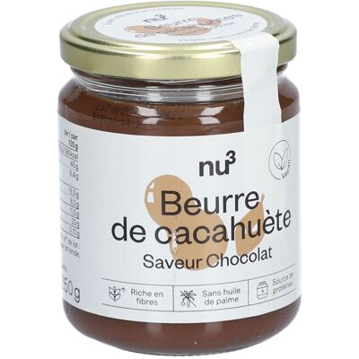 nu3 Beurre de Cacahuète au Chocolat 250 g Sandwichs - Publicité nu3 Beurre de Cacahuète au Chocolat 250 g Sandwichs - Publicité
