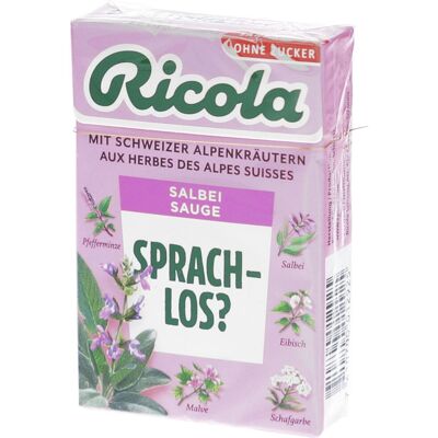 RICOLA Bonbons à la sauge 50 g Pastille(S) - Publicité RICOLA Bonbons à la sauge 50 g Pastille(S) - Publicité