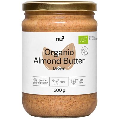 nu3 Purée d'amandes bio, complètes 500 g Pâte - Publicité nu3 Purée d'amandes bio, complètes 500 g Pâte - Publicité