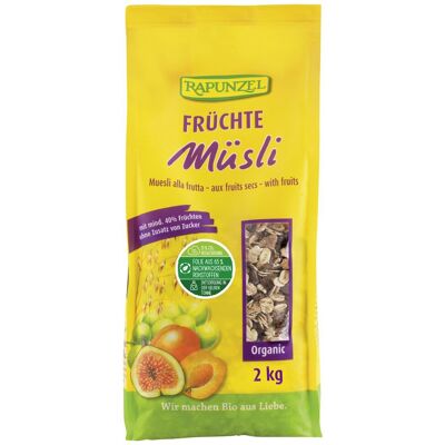 RAPUNZEL Muesli aux Fruits 2000 g Muesli - Publicité RAPUNZEL Muesli aux Fruits 2000 g Muesli - Publicité