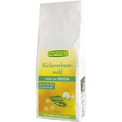 RAPUNZEL Farine de pois chiches bio grillée 500 g Poudre - Publicité RAPUNZEL Farine de pois chiches bio grillée 500 g Poudre - Publicité