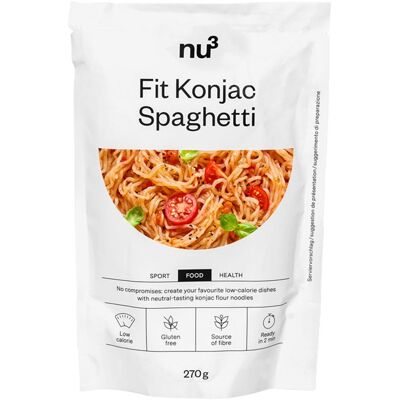 nu3 Fit Konjac Spaghetti 270 g Pâte - Publicité nu3 Fit Konjac Spaghetti 270 g Pâte - Publicité