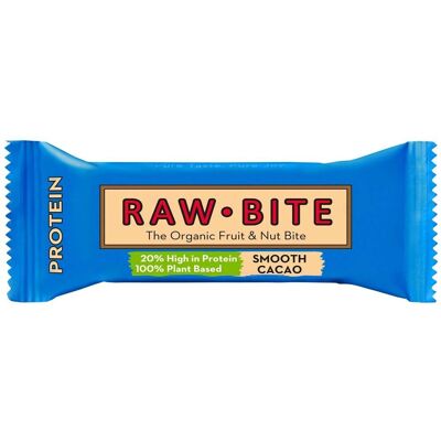 cm_main_brand_3030 | RAWBITE RAWBITE Barre protéinée aux fruits et aux noix Smooth Cacao 45 g Barre - Publicité cm_main_brand_3030 | RAWBITE RAWBITE Barre protéinée aux fruits et aux noix Smooth Cacao 45 g Barre - Publicité