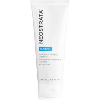 NeoStrata Clarify Mandelic Nettoyant Clarifiant - Gel pour peau grasse - Publicité NeoStrata Clarify Mandelic Nettoyant Clarifiant - Gel pour peau grasse - Publicité