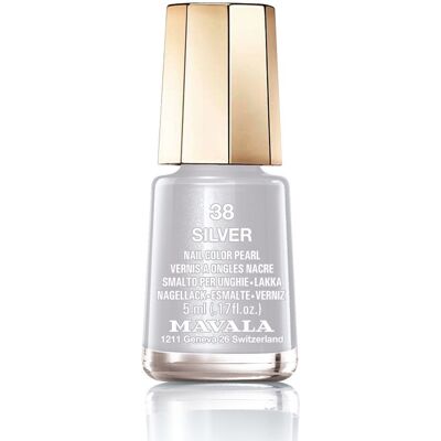 Mavala Mini Color Vernis à Ongles Crème Silver 5 ml Vernis À Ongles New - Publicité Mavala Mini Color Vernis à Ongles Crème Silver 5 ml Vernis À Ongles New - Publicité