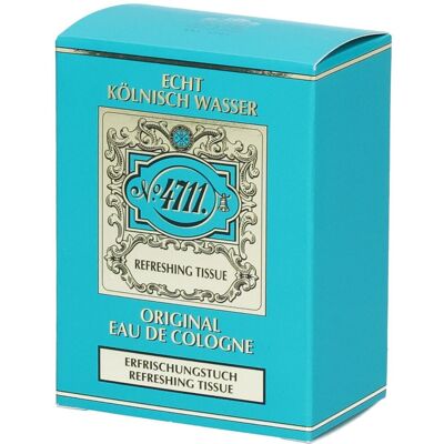 4711 Eau de Cologne Colognette® Pochette Rafraîchissante Lemon 10 pc(s) Lingette(S) - Publicité 4711 Eau de Cologne Colognette® Pochette Rafraîchissante Lemon 10 pc(s) Lingette(S) - Publicité