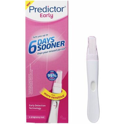 Predictor Early Test de Grossesse - Détecte jusqu'à 6 jours plus tôt - Publicité Predictor Early Test de Grossesse - Détecte jusqu'à 6 jours plus tôt - Publicité
