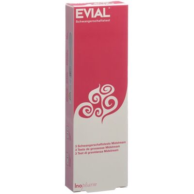 EVIAL Test de grossesse 3 pc(s) Test(S) - Publicité EVIAL Test de grossesse 3 pc(s) Test(S) - Publicité
