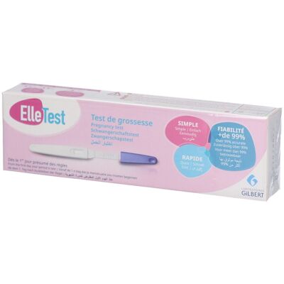 GILBERT ElleTest Test de Grossesse 1 pc(s) Test(S) - Publicité GILBERT ElleTest Test de Grossesse 1 pc(s) Test(S) - Publicité