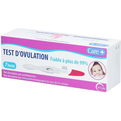 No Brand CARE+ Test d'ovulation 1 pc(s) Test(S) - Publicité No Brand CARE+ Test d'ovulation 1 pc(s) Test(S) - Publicité