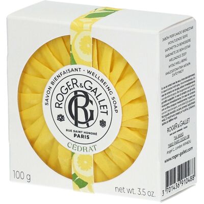 Roger & Gallet Savon Bienfaisant CÉDRAT 100 g Savon - Publicité Roger & Gallet Savon Bienfaisant CÉDRAT 100 g Savon - Publicité