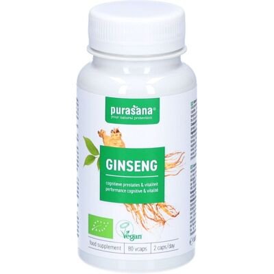 Purasana® Ginseng 80 pc(s) Capsule(S) - Publicité Purasana® Ginseng 80 pc(s) Capsule(S) - Publicité