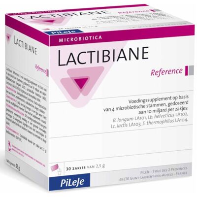 Pileje Lactibiane Reference - 30 Sachets - Probiotiques - Publicité Pileje Lactibiane Reference - 30 Sachets - Probiotiques - Publicité