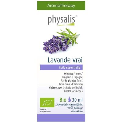 Physalis Essence de Lavande Bio 30 ml - Relaxante - Publicité Physalis Essence de Lavande Bio 30 ml - Relaxante - Publicité
