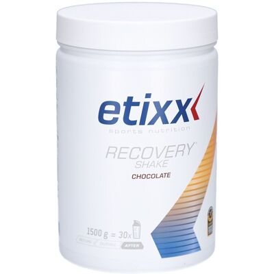 Etixx Recovery Shake Chocolat - Boisson pour récupération musculaire - Publicité Etixx Recovery Shake Chocolat - Boisson pour récupération musculaire - Publicité