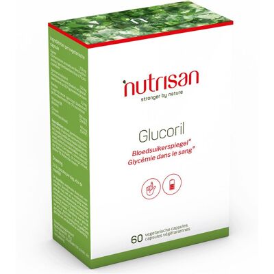 Nutrisan Glucoril - Soutien Glycémie - 60 Capsules - Publicité Nutrisan Glucoril - Soutien Glycémie - 60 Capsules - Publicité