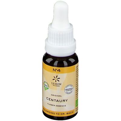 Lemonpharma Bach Centaury Bio - Remède homéopathique - Publicité Lemonpharma Bach Centaury Bio - Remède homéopathique - Publicité