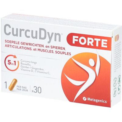 Metagenics Curcudyn Forte - Soutient la santé des articulations - 30 Capsules - Publicité Metagenics Curcudyn Forte - Soutient la santé des articulations - 30 Capsules - Publicité