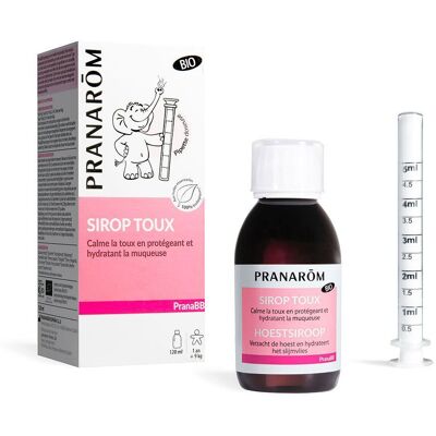 Herbalgem Italia Srl Pranarom Pranabebe' Gola 120ml - Sirop contre la toux - Publicité Herbalgem Italia Srl Pranarom Pranabebe' Gola 120ml - Sirop contre la toux - Publicité